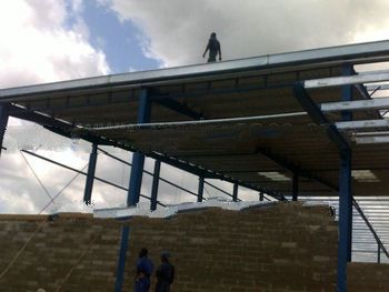 Prefab steel structure construction design