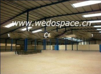 Prefab steel structure construction in Tanzania