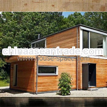 Prefabricated Container Bungalow with Timber Cladding