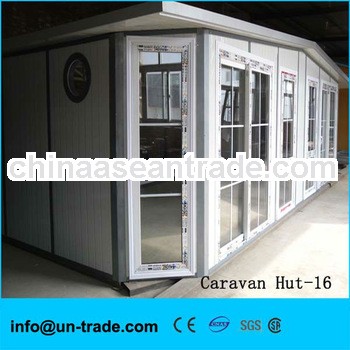 Prefabricated caravan hut
