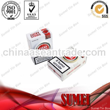 Press tobacco tin box