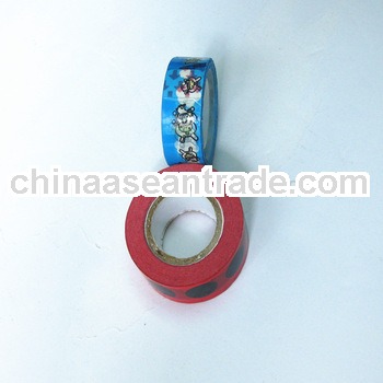 Printed stationery tape with various size and color