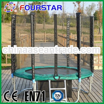 Professional Trampoline Kids Jumping Bed Gymnastic Trampoline with Enclosure SX-FT(E)
