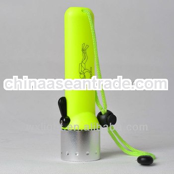 Professional Waterproof and plastic diving flashlight