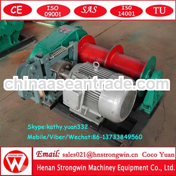 Professional customized single drum or dual drum winch electric 220v with low price
