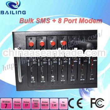 Professional new product 8 port 3g modem pool support TCP/IP ,sim tool kit