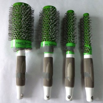 Professional salon plastic hair brush