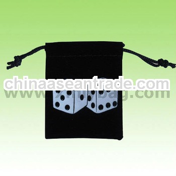 Promotion Newest Black Drawstring Gift Velvet Bag