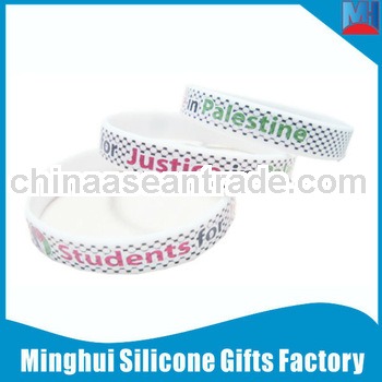 Promotional Justice Palestine Silicone Bracelets
