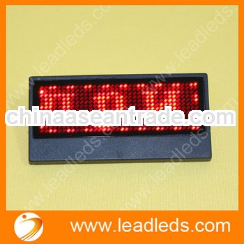 Promotional New Products Electronic KTV Name Badges on T-shirt