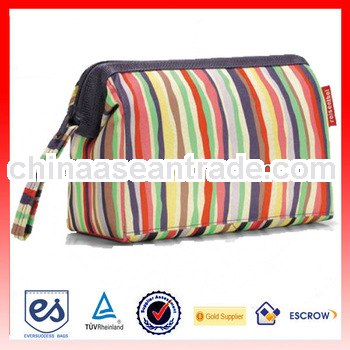 Promotional Small Cosmetic Bag Stripes Cosmetic Bag