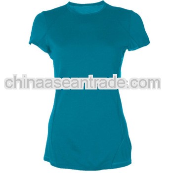 Promotional custom dry fit women t-shirt