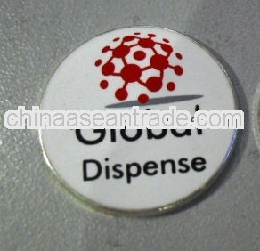 Promotional customized metal magnetic golf ball markers