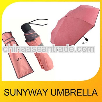 Promotional fashion folding small umbrella with bag