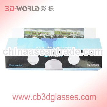 Promotional gifts 3d paper foldable 3d stereo viewers