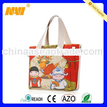 Promotional heavy duty cotton canvas tote bag(NV-CT037)
