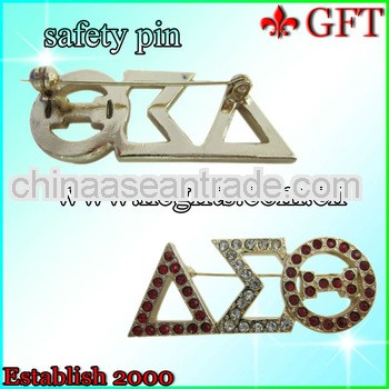 Promotional metal name plate with jewelry