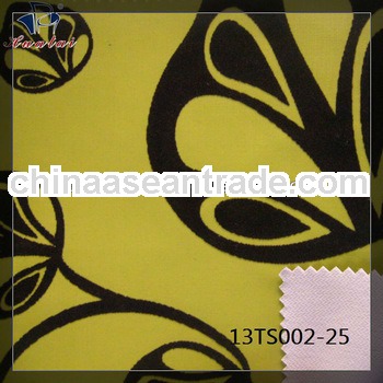 Pu leather surface flock for bag