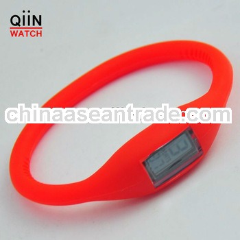 QA100 cheap wholesale silicone anion tourmaline wristband watch