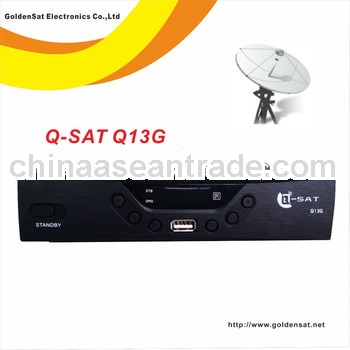 Q-sat Q13G decoder with Africa dongle in stock for DSTV channels