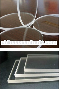 Quartz glass substrate /clear round or square quartz glass plate made in AOBO , 