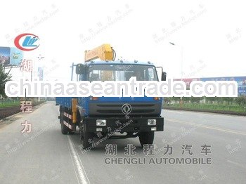 Quick seller !! 6-7Ton Dongfeng 145 truck mounted crane
