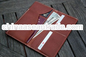 RED GENUINE LEATHER PASSPORT HOLDER SUPPLIER