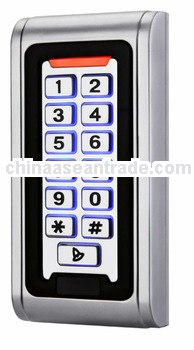RFID ID card Reader with Keypad and Metal waterproof rfid access control system