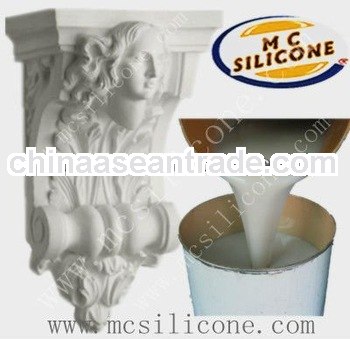 RTV2 liquid silicone for rubber plaster mold