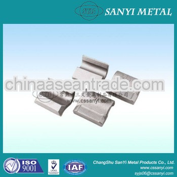 Rail clamps railway accessorry hot forged railway fasteners weld on shoulder forged railway fixing p