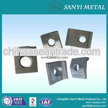 Railroad rail anchor rail clamp carbon steel castings railroad fastener railroad rail anchor