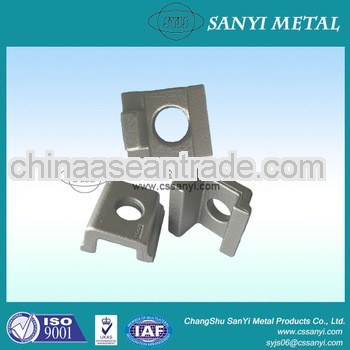 Railtrack fasteners rail clampnand clips precisely casting rail clamp carbon steel precisely casting