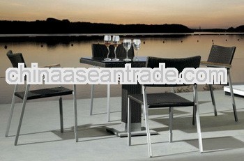 Rattan Restaurant Dining Table And Chair 102302A+102302F+201004Z
