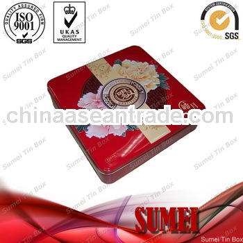 Rectangular cookies tin box packaging