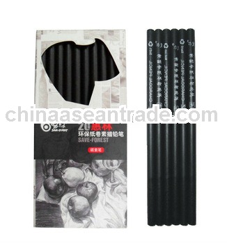 Recycled pencil drawings for painting