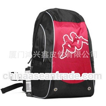 Red PVC leisure sport shoulders backpack -1205021