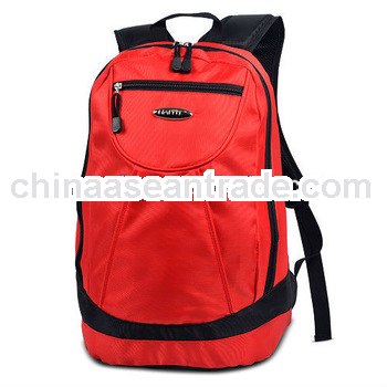 Red sports bag for traveling