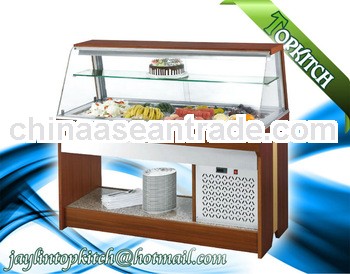 Refrigeration Sliding Door Salad Bar kitchen equipment