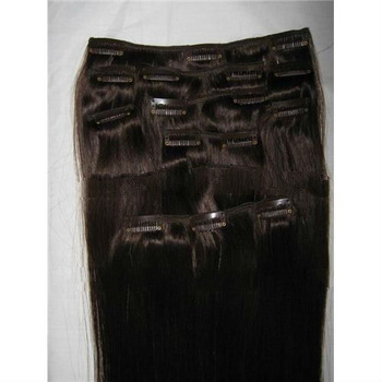 Remy clip on hair extension, top quality clip in hair, all colors are available