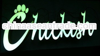 Resin sign led resin letter