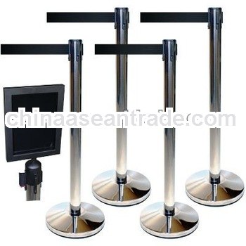 Retractable Crowd Barrier for queue line waiting