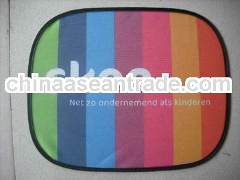 Retractable Polyester mesh Lateral Car Shades