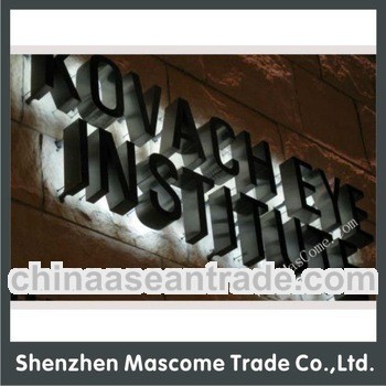 Reverse Lighted Building Sign