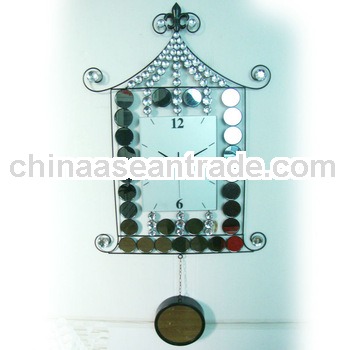 Rhinestone wall clock