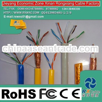 RoHS CE FCC cctv cable china factory price rg6 coaxial cable