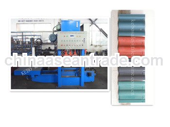 Roof tile making machine,concrete roof tile machine,KB-125C Tile forming machine