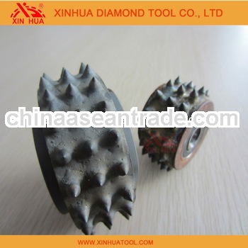 Rotary Bush hammer tools for making litchi surface