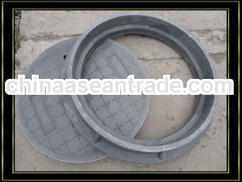 Round composite resin manhole cover