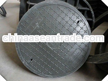 Round manhole cover composite