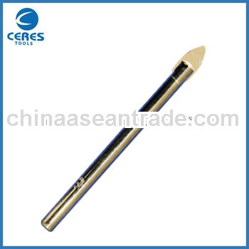 Round shank glass drill